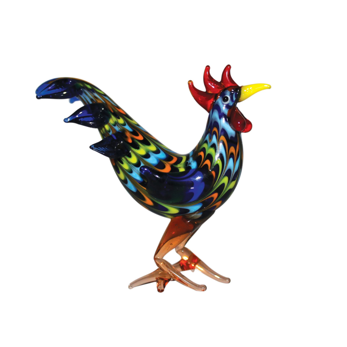 Miniature Glass Figurine - Cockerel