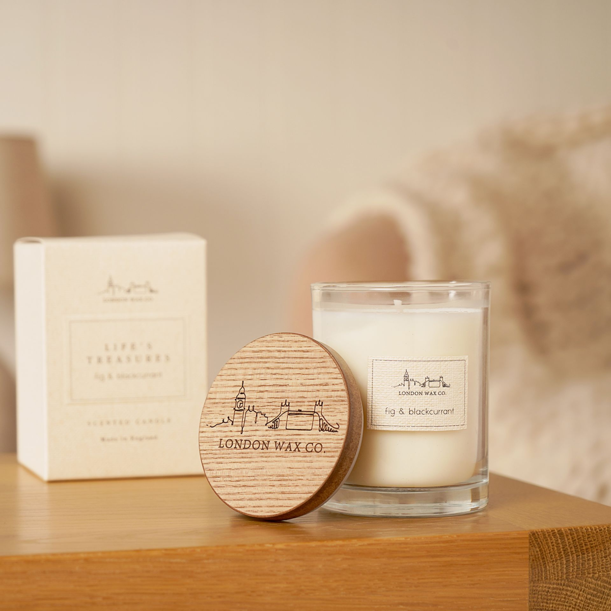 Fig & Blackcurrant Lidded Candle 226g