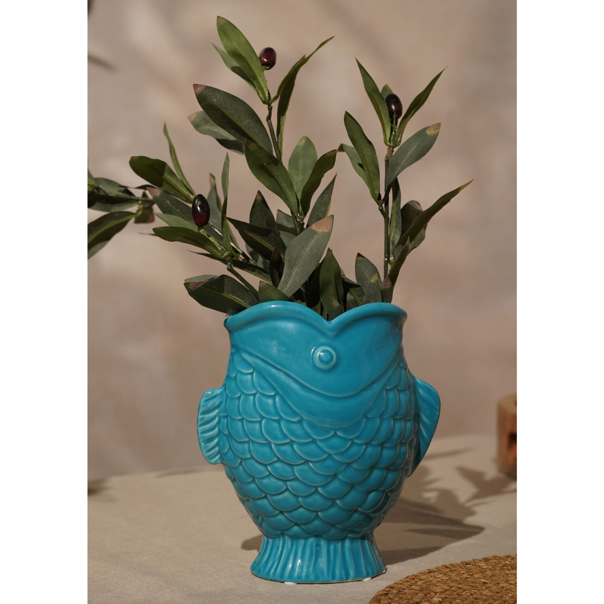 Fish Vase Light Blue
