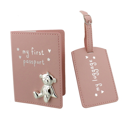 Baby Girl Gifts My First Passport Set  - Pink