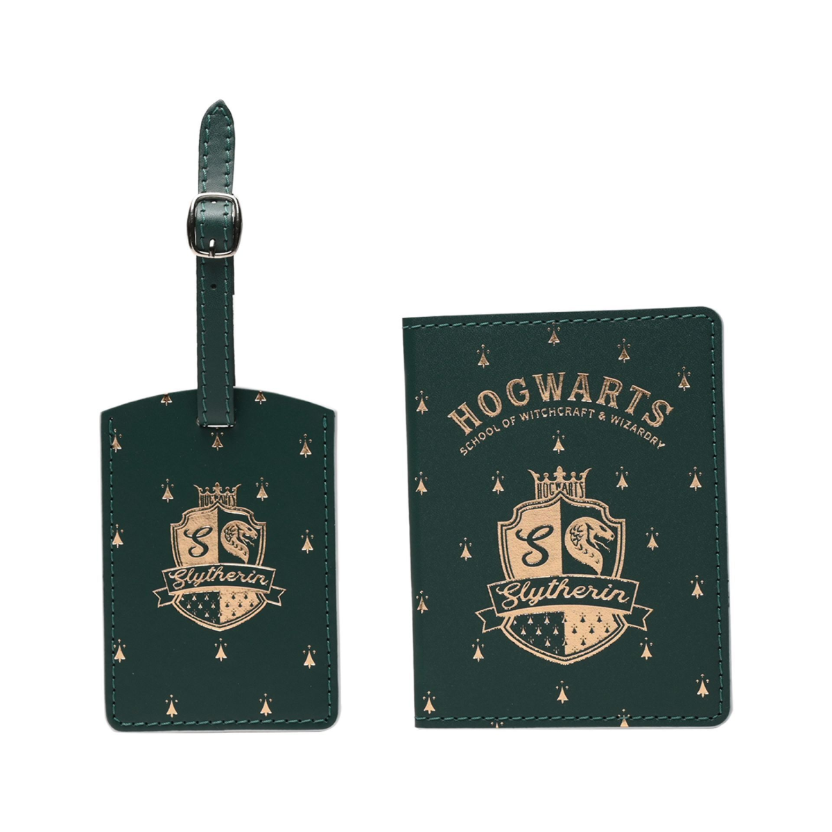 Harry Potter Passport Holder & Luggage Tag - Slytherin