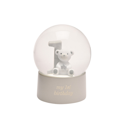 Baby's  First 1st Birthday Gift Waterball - Neutral