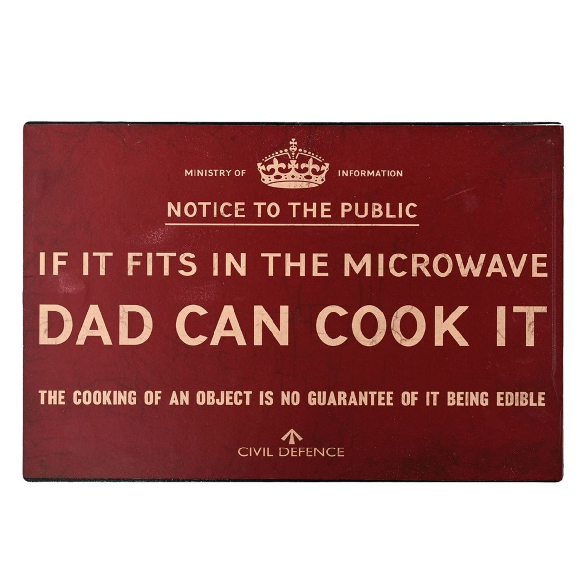 Dad Gifts Microwave Wall Plaque