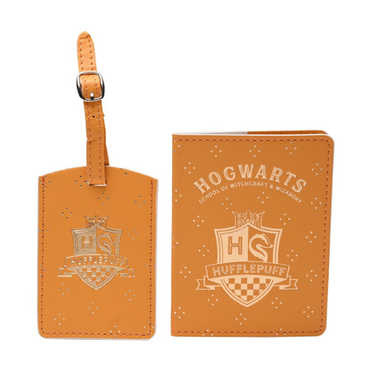 Harry Potter Passport Holder & Luggage Tag - Hufflepuff