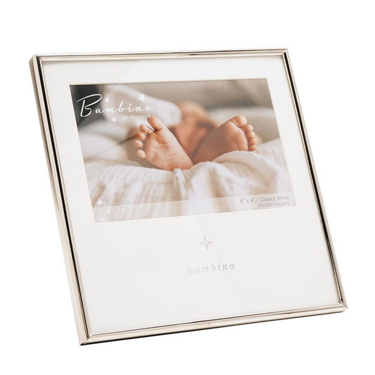 Bambino Silver Frame 6" x 4"  - Bambino