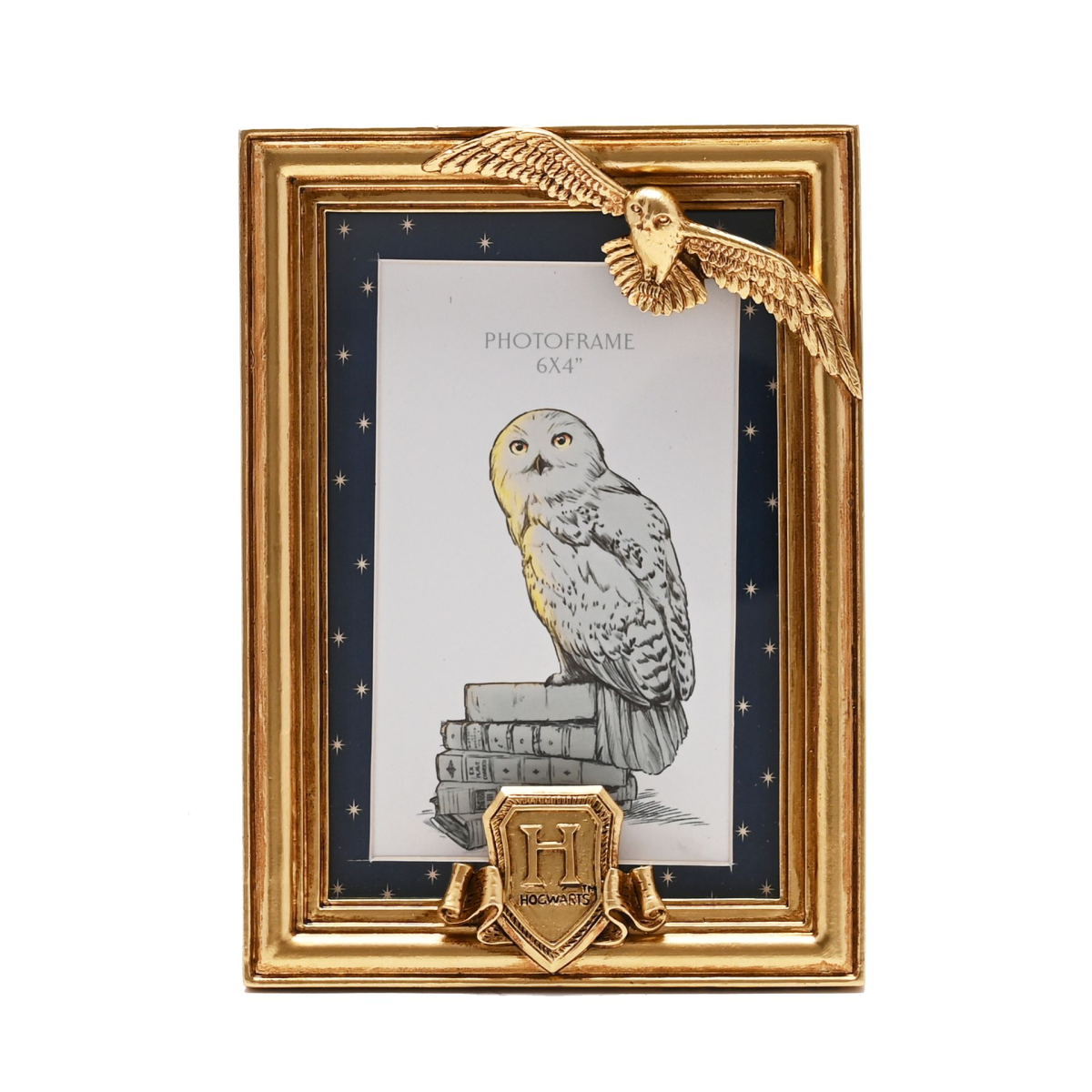 Harry Potter Gold Photo Frame Hedwig