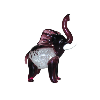 Miniature Glass Figurine - Elephant