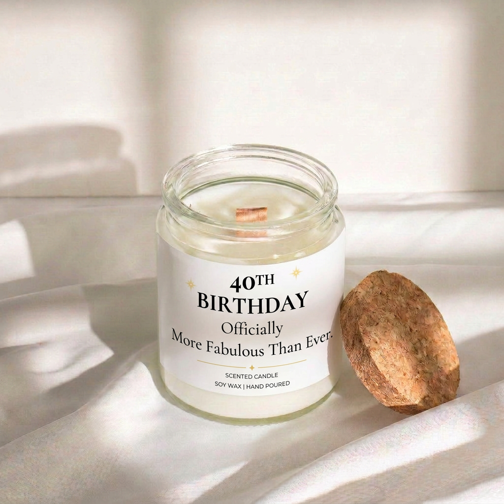 Personalised Birthday Candle - More Fabulous Than Ever
