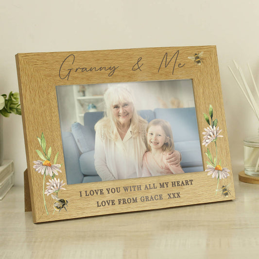 Gift For Women Personalised Wooden Photo Frame