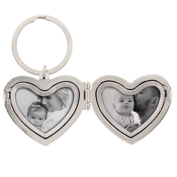 Gifts For Women Heart Photo Frame Locket Keyring