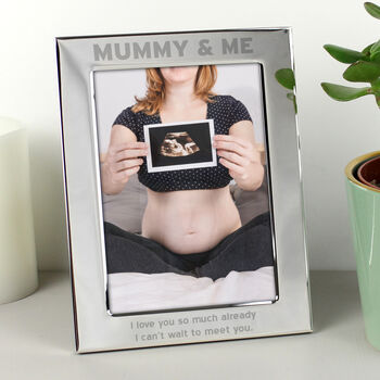 Mothers Day Gifts Mummy And Me Silver 5x7 Photo Frame