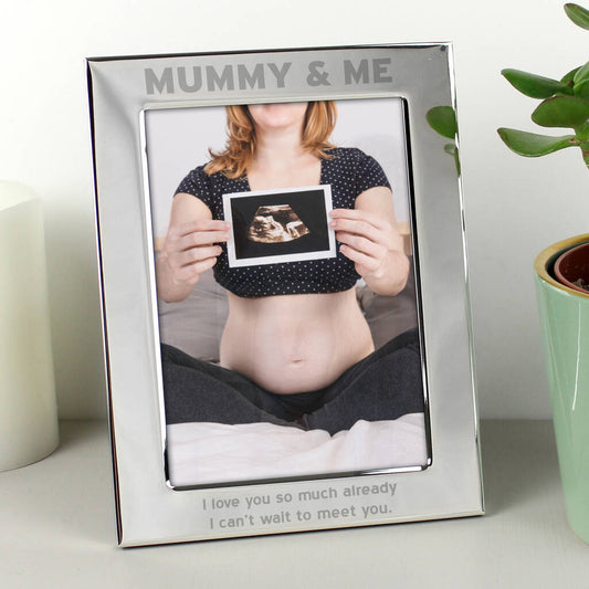 Mothers Day Gifts Mummy And Me Silver 5x7 Photo Frame