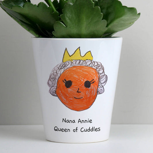 Personalised Plant Pot With Photo Gift for Parents