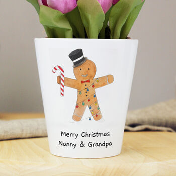 Personalised Plant Pot With Photo Gift for Parents