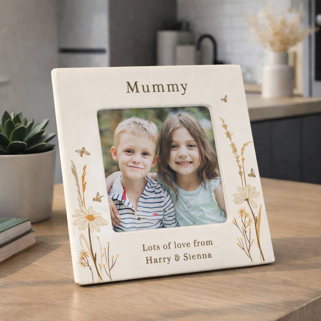 Personalised Photo Frame Gift For Mum, Nan