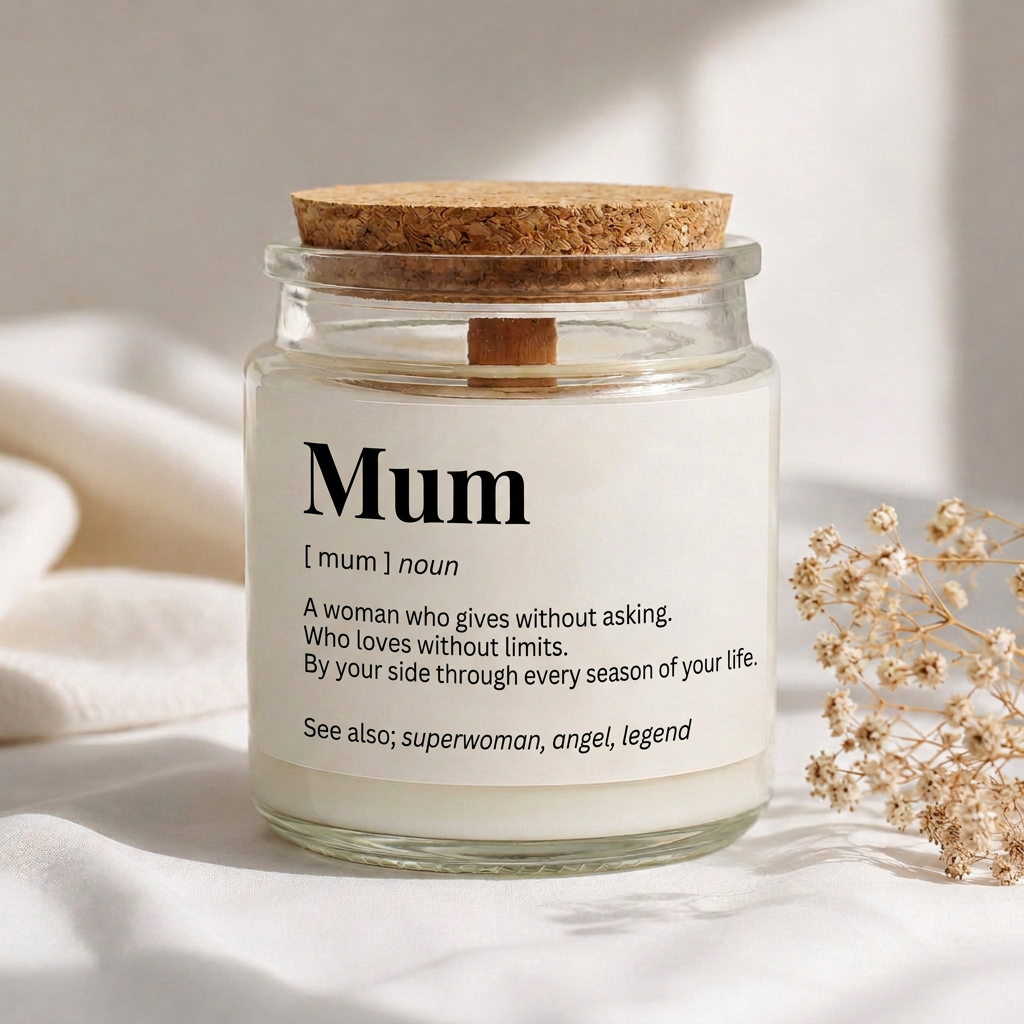 Mum Definition Candle - Thank You Gift