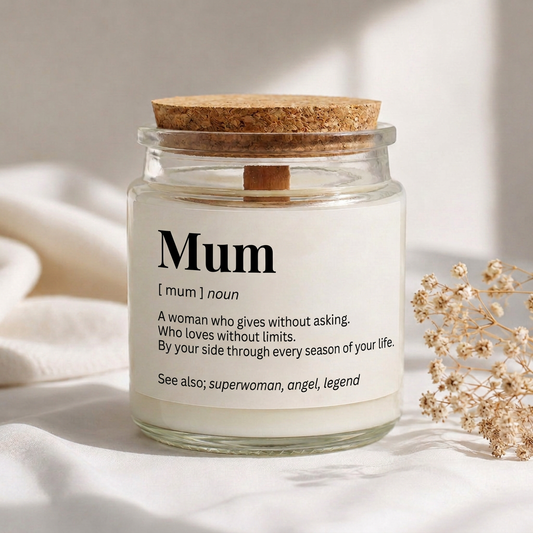 Mum Definition Candle - Thank You Gift