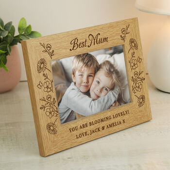 Nanny Gifts Personalised Wooden Photo Frame