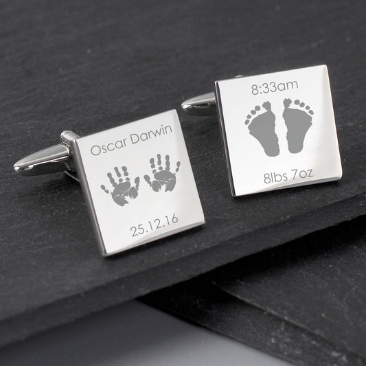 New Baby Gifts Dad Cufflinks