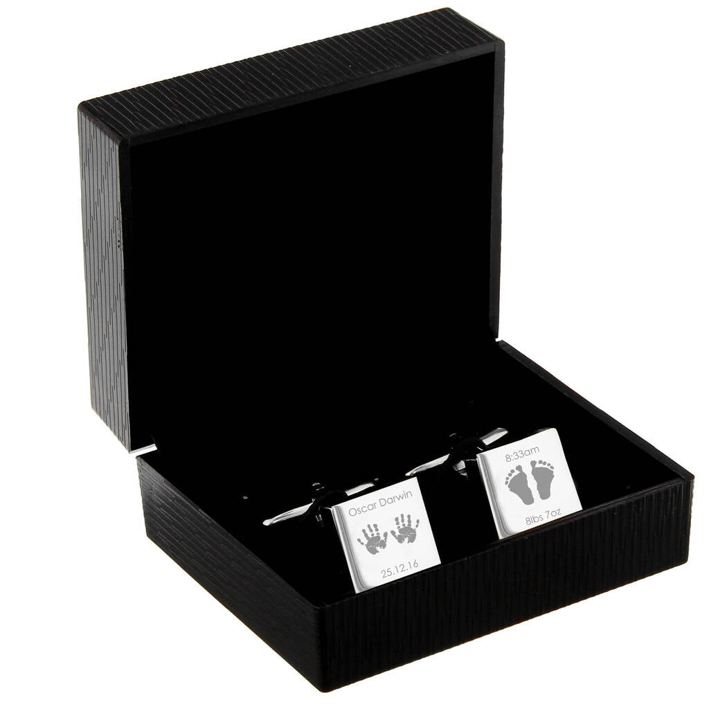 New Baby Gifts Dad Cufflinks