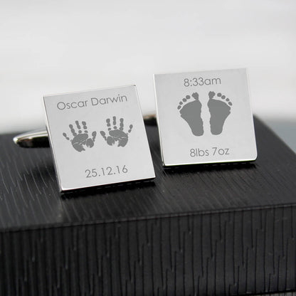 New Baby Gifts Dad Cufflinks