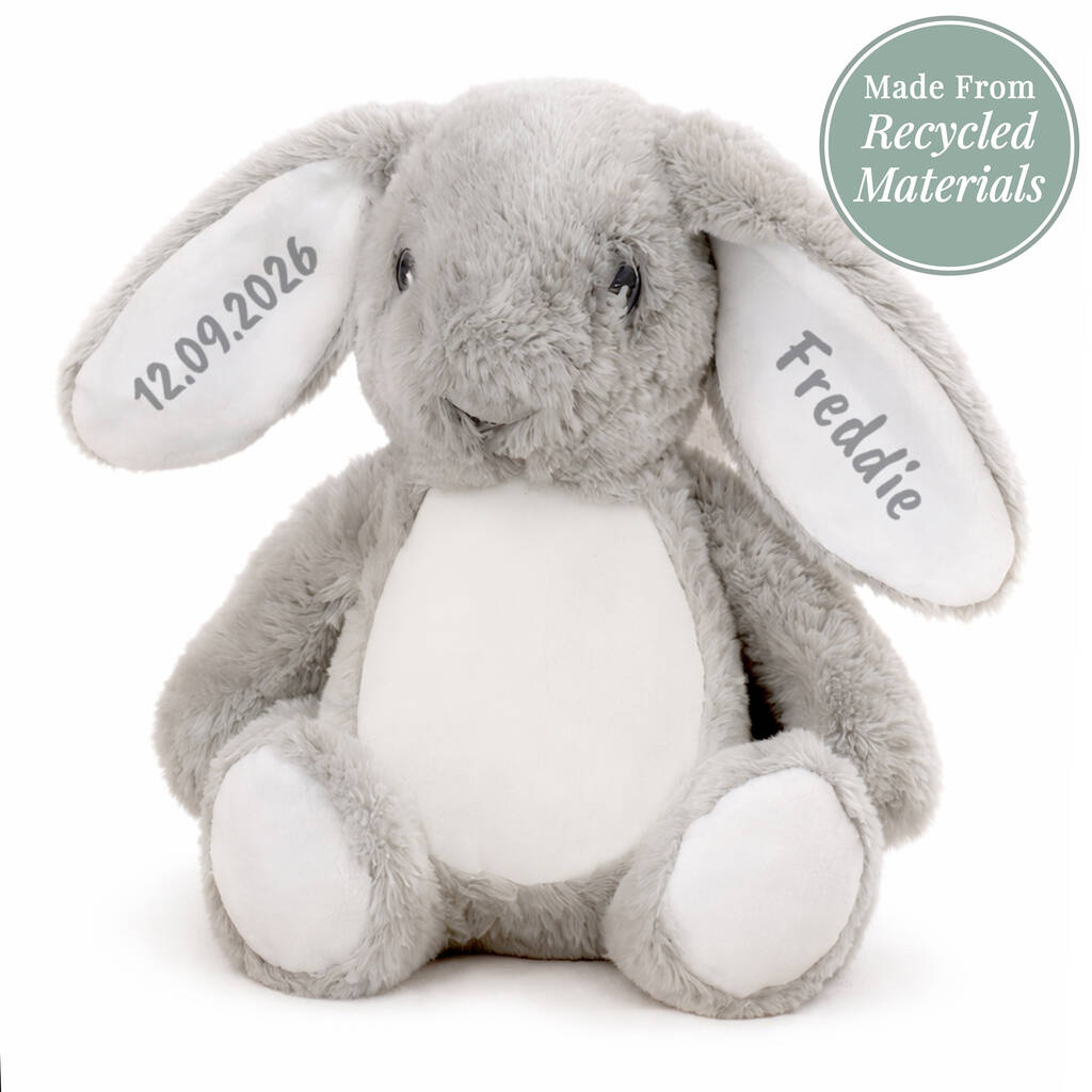New Baby Gifts Personalised Bunny Soft Toy