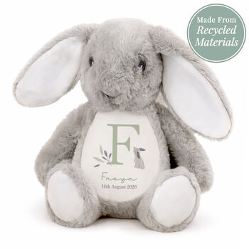 New Baby Gifts Personalised Cuddly Bunny Soft Toy