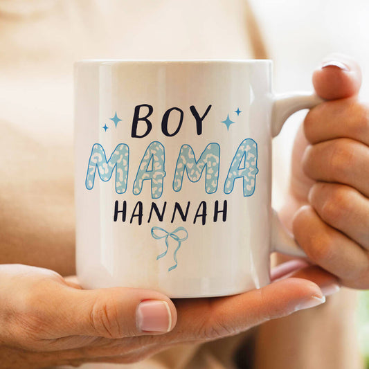 New Mum Gifts Boy Mama Personalised Mug