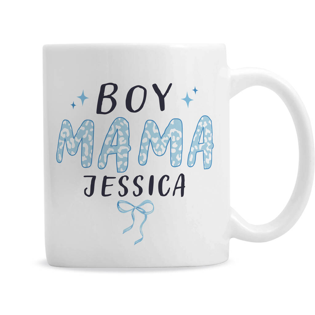 New Mum Gifts Boy Mama Personalised Mug