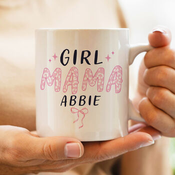 New Mum Gifts Girl Mama Personalised Mug