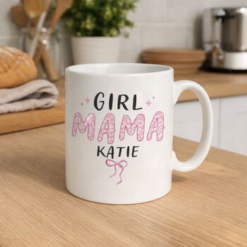 New Mum Gifts Girl Mama Personalised Mug