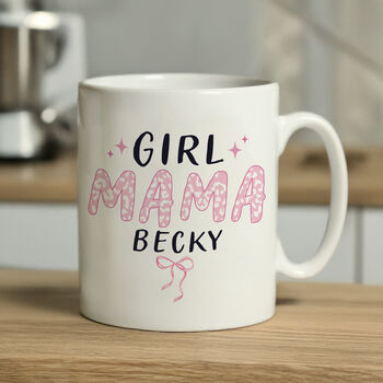 New Mum Gifts Girl Mama Personalised Mug