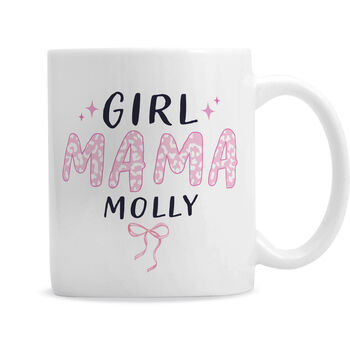 New Mum Gifts Girl Mama Personalised Mug