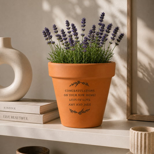 Housewarming Gifts Personalised Plant Pot