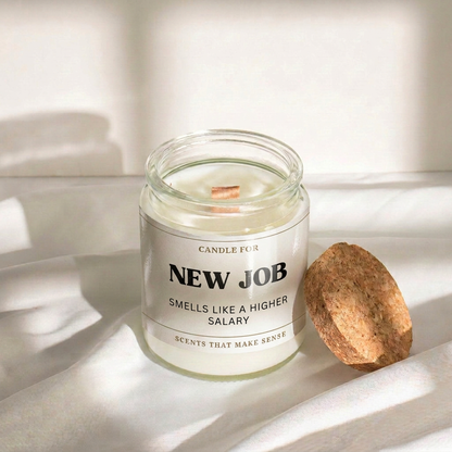 New Job Candle