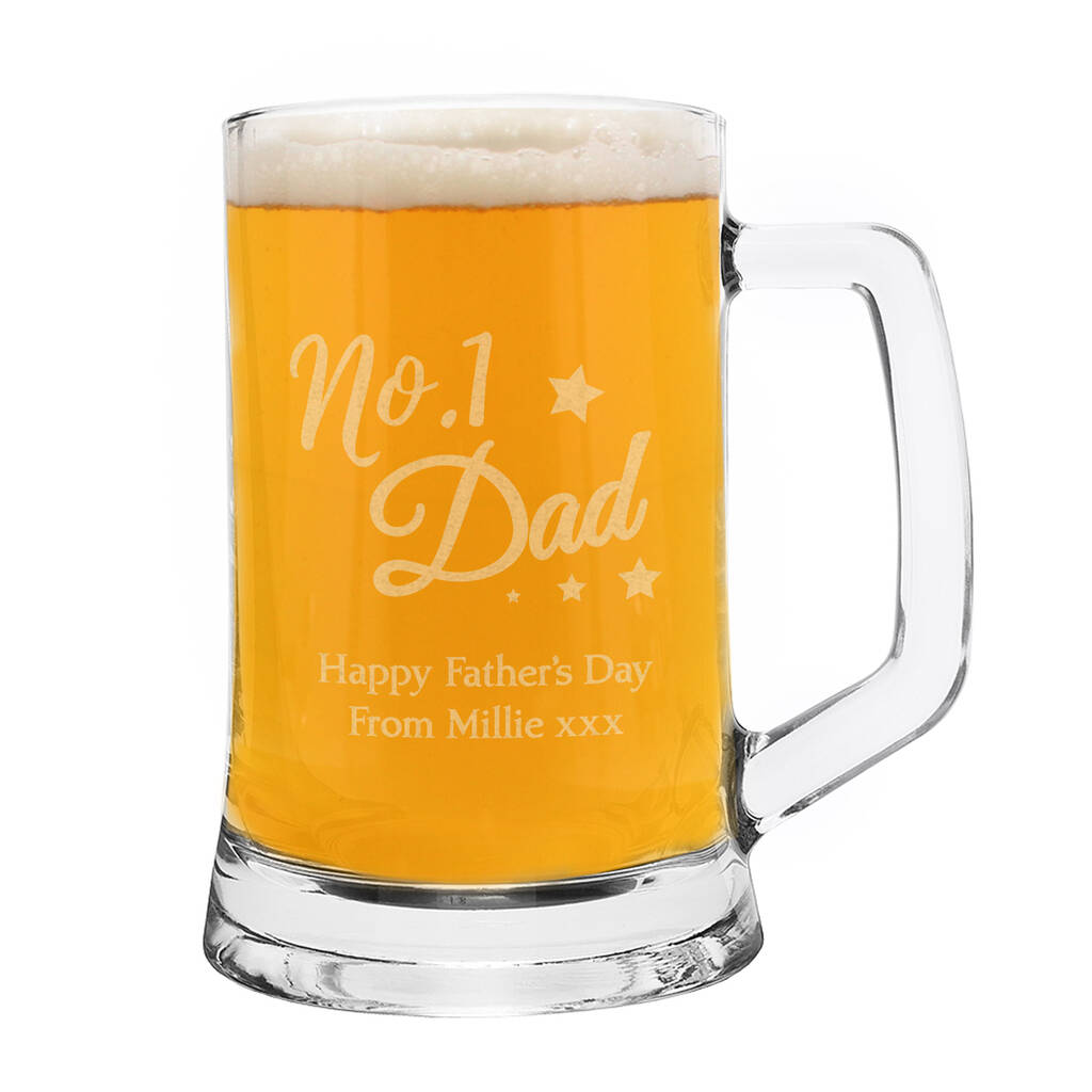 Number One Dad Gifts Beer Tankard Fathers Day