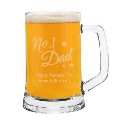 Number One Dad Gifts Beer Tankard Fathers Day