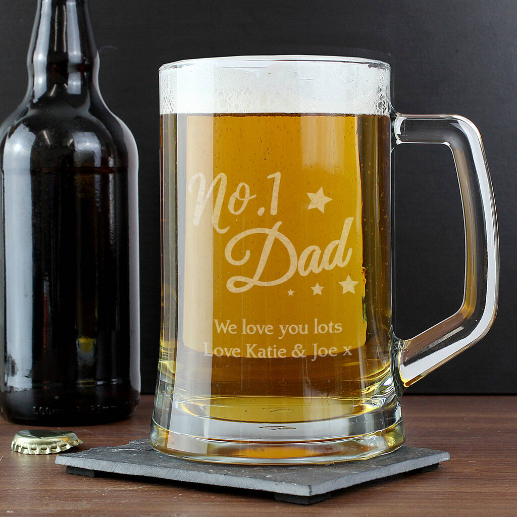 Number One Dad Gifts Beer Tankard Fathers Day