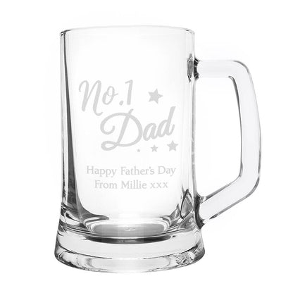 Number One Dad Gifts Beer Tankard Fathers Day