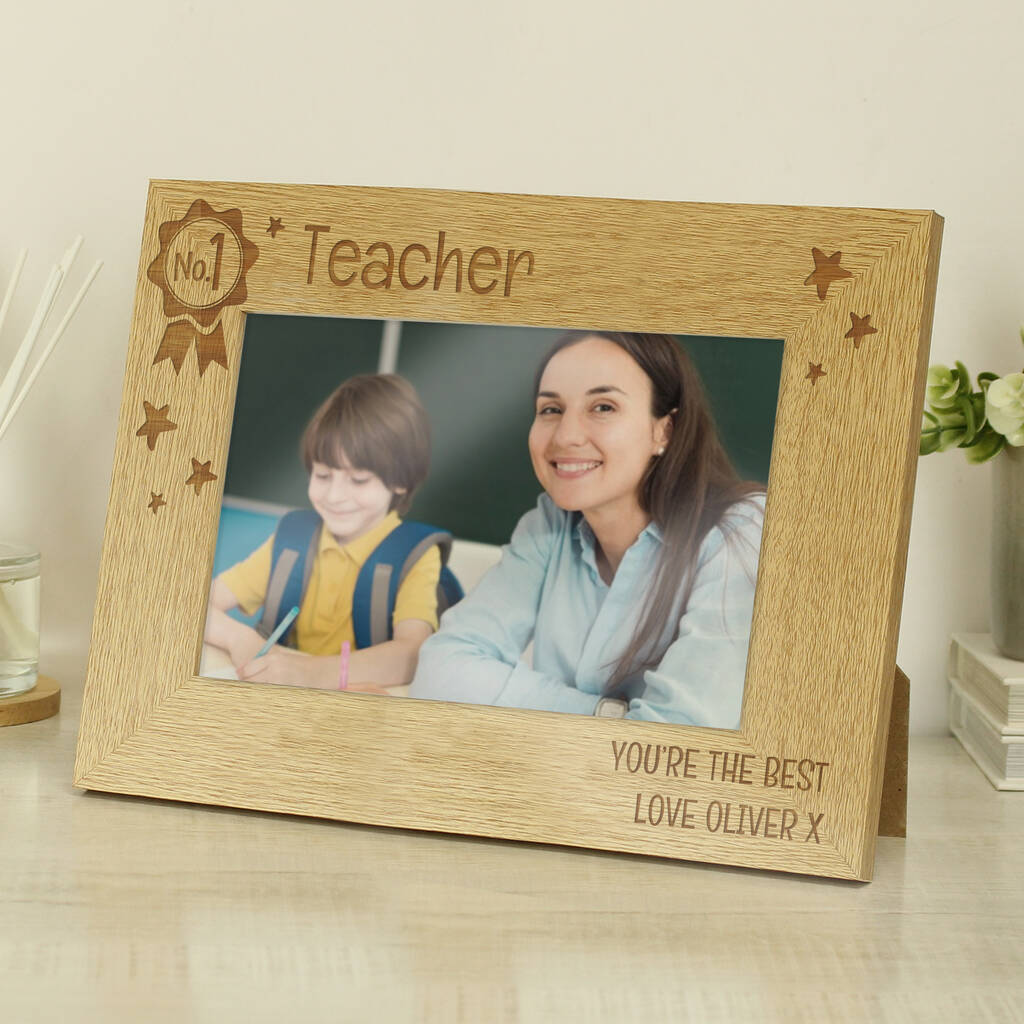 Number One Dad Photo Frame Personalised Dad Gifts