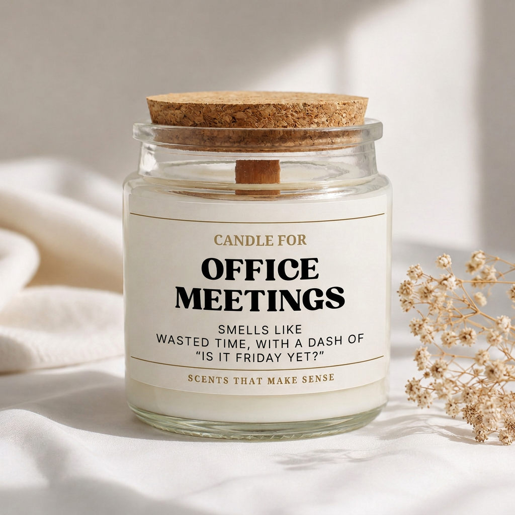 Office Meetings Candle
