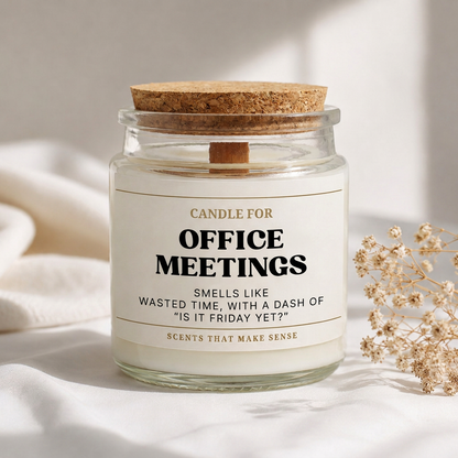 Office Meetings Candle