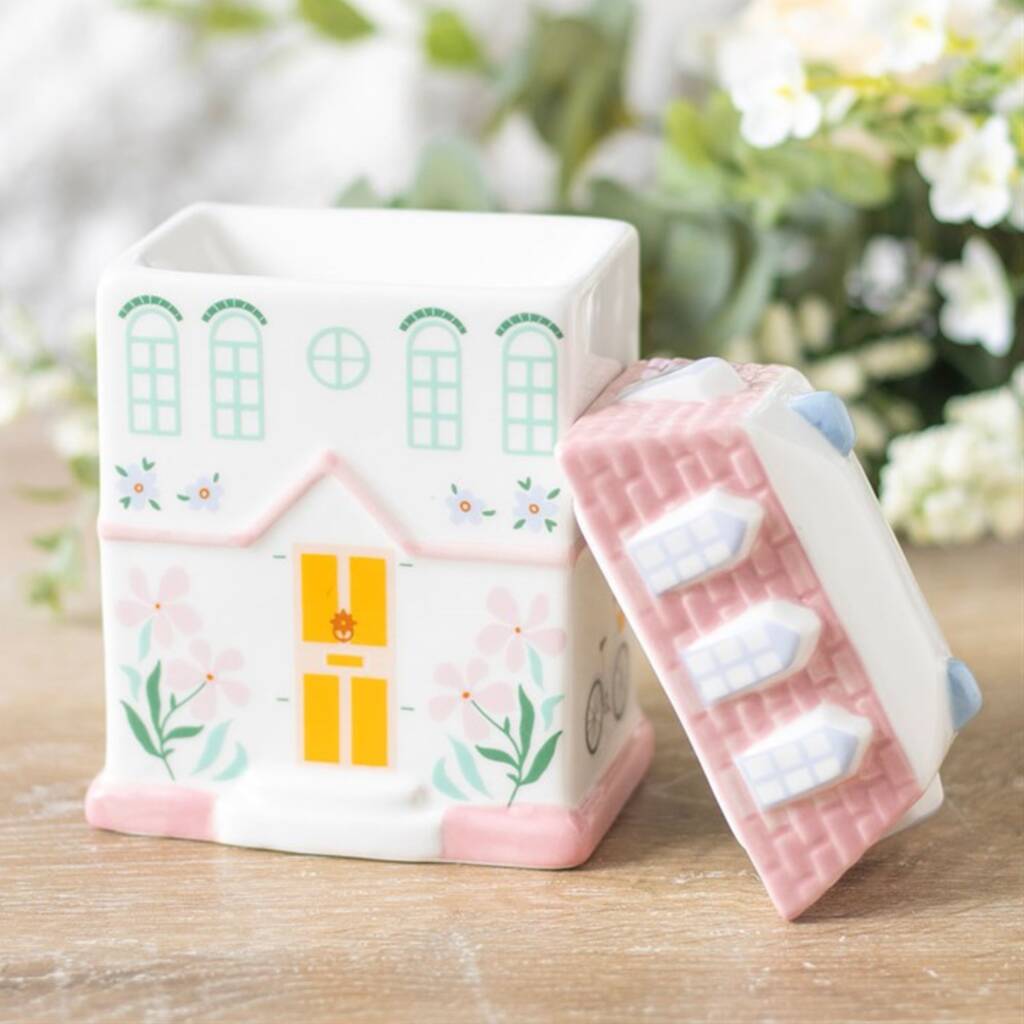 Oil Burner And Wax Warmer Gift House Shaped