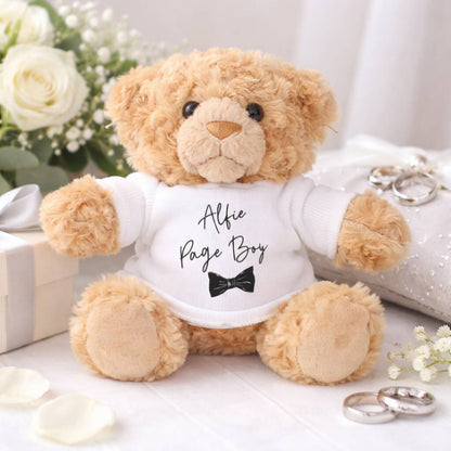 Page Boy Gifts Personalised Teddy Bear