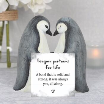 Anniversary Gifts For Couples Penguin Partners For Life Ornament