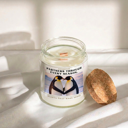 Penguin Candle - Partners Through Every Season