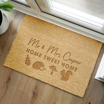 Personalised Autumn Doormat Housewarming Gifts