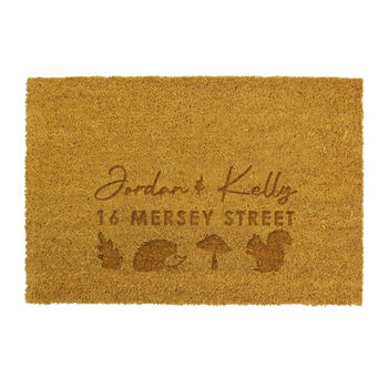 Personalised Autumn Doormat Housewarming Gifts