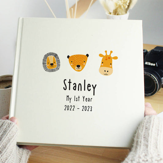 Personalised Baby Photo Album Large Book Bound