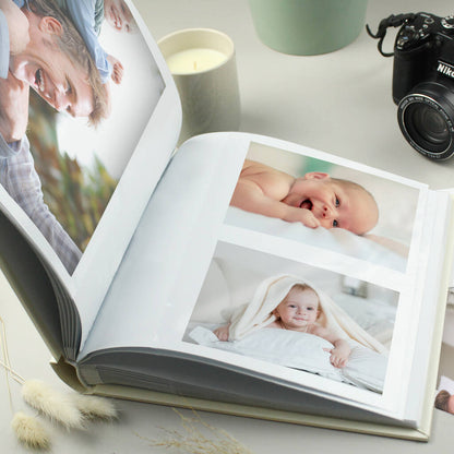 Personalised Baby Photo Album Large Book Bound